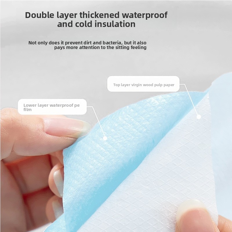 Disposable Waterproof Toilet Seat Cover - Imagen 3