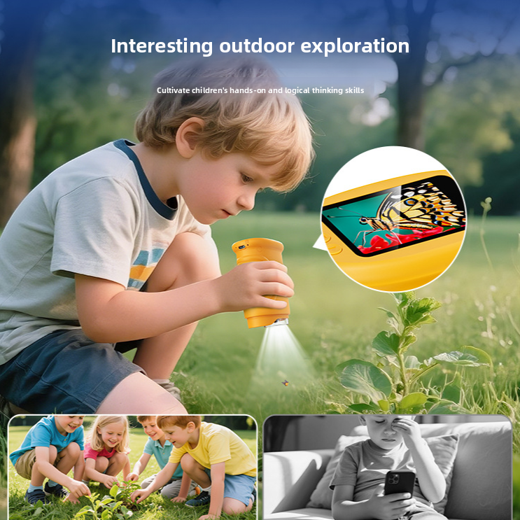 Handheld Digital Microscope for Children with 20MP HD Camera - Imagen 2