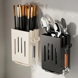 Kitchen Chopstick Holder Tableware Drainer Spoon Fork Chopsticks Storage Basket Rack Multifunctional Kitchen Tableware Rack