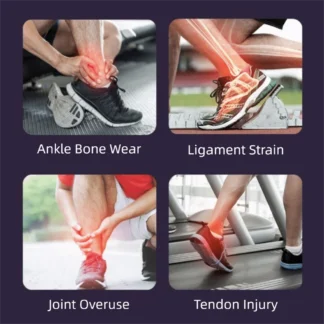 Adjustable Ankle Support Nylon Knitted Elastic Belt Ankle Protector Pressurized Bandage Arch Support Foot Strap Basketball