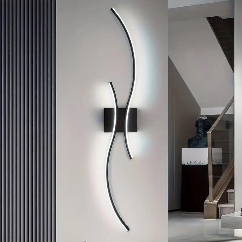 Modern Wave Design Wall LED Lighting - Imagen 3